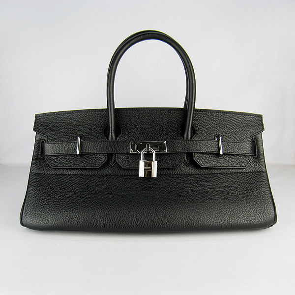 Cheap Hermes Birkin 42cm Replica Togo Leather Bag Black 6109 - Click Image to Close